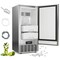 Silver Stainless Steel Nugget Ice Maker with LCD Timer & 18 lb Storage